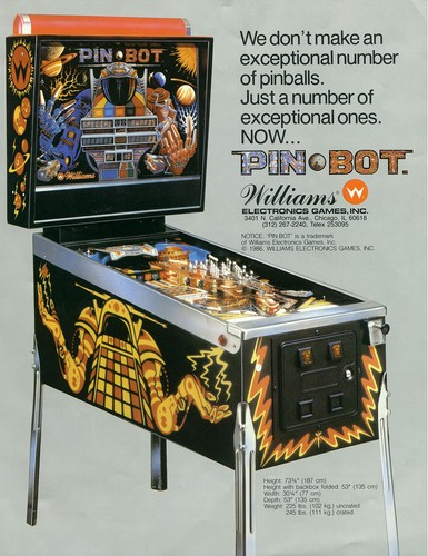 Pinbot pinball sound - pinbot,